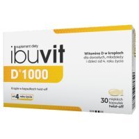 IBUVIT D 1000 j.m. krople w kapsułkach twist-off 30 sztuk
