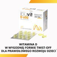 IBUVIT D 600 j.m. krople w kapsułkach twist-off 30 sztuk