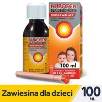 NUROFEN FORTE zawiesina dla dzieci o smaku truskawkowym 100 ml