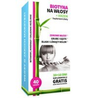 NOBLE HEALTH BIOTYNA NA WŁOSY + krzem 40 tabletek