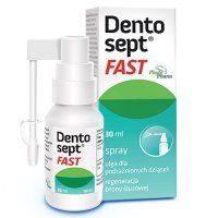 DENTOSEPT FAST Spray 30 ml ulga dla podrażnionych dziąseł
