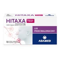HITAXA FAST 5 mg 10 tabletek ulegających rozpadowi w jamie ustnej