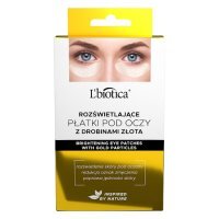 LBIOTICA płatki pod oczy ROZŚWIETLAJĄCE z drobinami złota 3 pary