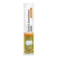 OLIMP Gold L-karnityna 1000 + chrom - cytryna, 20 tabletek musujących