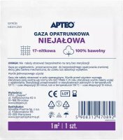 GAZA OPATRUNKOWA niejałowa 1 m2 1 sztuka APTEO
