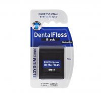 ELGYDIUM CLINIC DENTAL FLOSS BLACK czarna nić dentystyczna 50 m