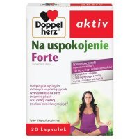 DOPPELHERZ AKTIV NA USPOKOJENIE FORTE 20 kapsułek