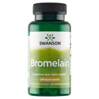 SWANSON BROMELINA MAKSYMALNA MOC 60 kapsułek