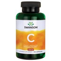 SWANSON WITAMINA C 1000 mg z dziką różą 250 kapsułek
