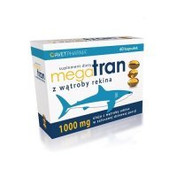 MEGA TRAN Z WĄTROBY REKINA 60 kapsułek