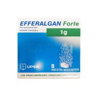 EFFERALGAN FORTE 1000 mg 8 tabletek musujących