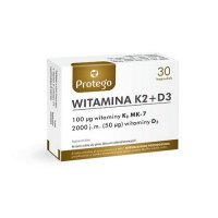 PROTEGO WITAMINA K2 + D3 30 kapsułek