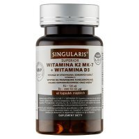 SINGULARIS SUPERIOR WITAMINA K2 MK-7 + WITAMINA D3 60 kapsułek