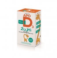 APO D3 żujki 800 j.m. 30 kapsułek do żucia