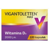 VIGANTOLETTEN MAX Witamina D 2000 j.m. 120 kapsułek