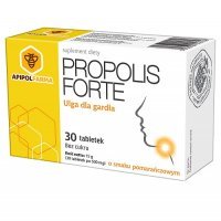 PROPOLIS FORTE o smaku pomarańczowym 30 tabletek do ssania