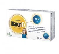 BIARON D Witamina D  800 j.m. 30 kapsułek twist-off