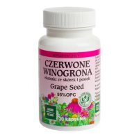 GINSENG Czerwone Winogrona Grape Seed, 30 kaps.