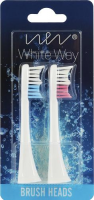 WHITE WAY WW-Sonic końcówki szczoteczki do zębów 2 sztuki BIAŁE