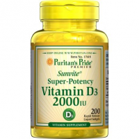 PURITAN'S PRIDE Witamina D3 2000 IU 200 kapsułek