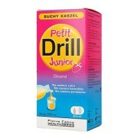 PETITDRILL JUNIOR Syrop na kaszel suchy dla dzieci 200 ml