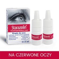 STARAZOLIN krople do oczu 2 x 5 ml ulga na podrażnienia