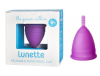 LUNETTE kubeczek menstruacyjny FIOLETOWY model 1 + woreczek