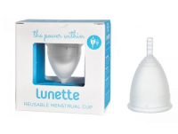 LUNETTE kubeczek menstruacyjny PRZEZROCZYSTY model 1 + woreczek