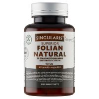 SINGULARIS SUPERIOR FOLIAN ORGANIC 400 mcg 90 kapsułek