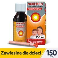 NUROFEN FORTE zawiesina dla dzieci o smaku truskawkowym 150 ml