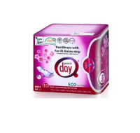 GENTLE DAY podpaski ekologiczne NA DZIEŃ z paskiem anionowym 10 sztuk