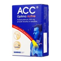 ACC OPTIMA ACTIVE 600 mg proszek 10 saszetek