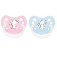 CANPOL Smoczek uspokajający silikonowy anatomiczny LITTLE CUTIE 6-18miesiąca 1sztuka23/263