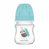 CANPOL EasyStart butelka antykolkowa szerokootworowa TOYS 120 ml NIEBIESKA 35/220