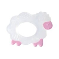 Canpol Gryzak silikonowy owca 51/000 różowy, 1 szt.