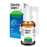 DENTOSEPT A płyn do stosowania w jamie ustnej 25 ml  Z APLIKATOREM