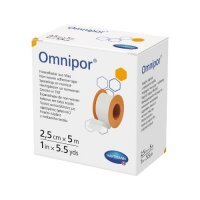 Hartmann Omnipor Plaster włókninowy 2.5 cm x 5 m, 1 szt.