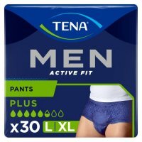 TENA MEN PANTS PLUS Bielizna chłonna 30 sztuk L/XL