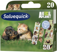 SALVEQUICK ANIMAL PLANET plastry dla dzieci 20 sztuk