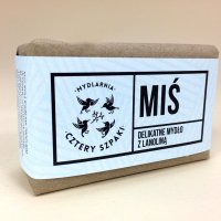CZTERY SZPAKI Mydło delikatne MIŚ z lanoliną 110 g