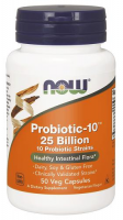 NOW FOODS PROBIOTIC-10 25 BILLION 50 kapsułek L!