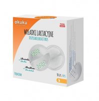 AKUKU Wkładki laktacyjne PREMIUM ultracienkie superchłonne żelowe 30 sztuk (A0354)