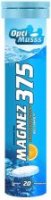 MAGNEZ 375 OPTIMUSSS bez cukru z sokiem pomarańczowym 20 tabletek musujących