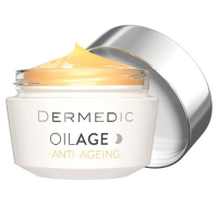 DERMEDIC OILAGE Krem naprawczy na NOC przywracający gęstość skóry 50 g