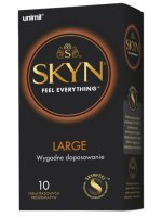 UNIMIL SKYN LARGE Prezerwatywy 10 sztuk