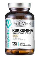 MYVITA SILVER Kurkumina 95% + Piperyna120 kapsułek