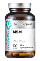 MYVITA SILVER MSM Siarka organiczna 120 kapsułek
