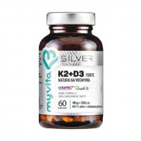 MyVita Silver Forte Naturalna witamina K2 MK-7 100 mcg + D3 2000 j.m., 60 kaps.