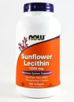 NOW FOODS LECYTYNA słonecznikowa 1200 mg 100 kapsułek