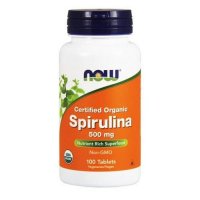NOW FOODS SPIRULINA 500 mg 100 tabletek